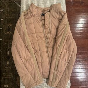 Quince Tan Quilted Jacket